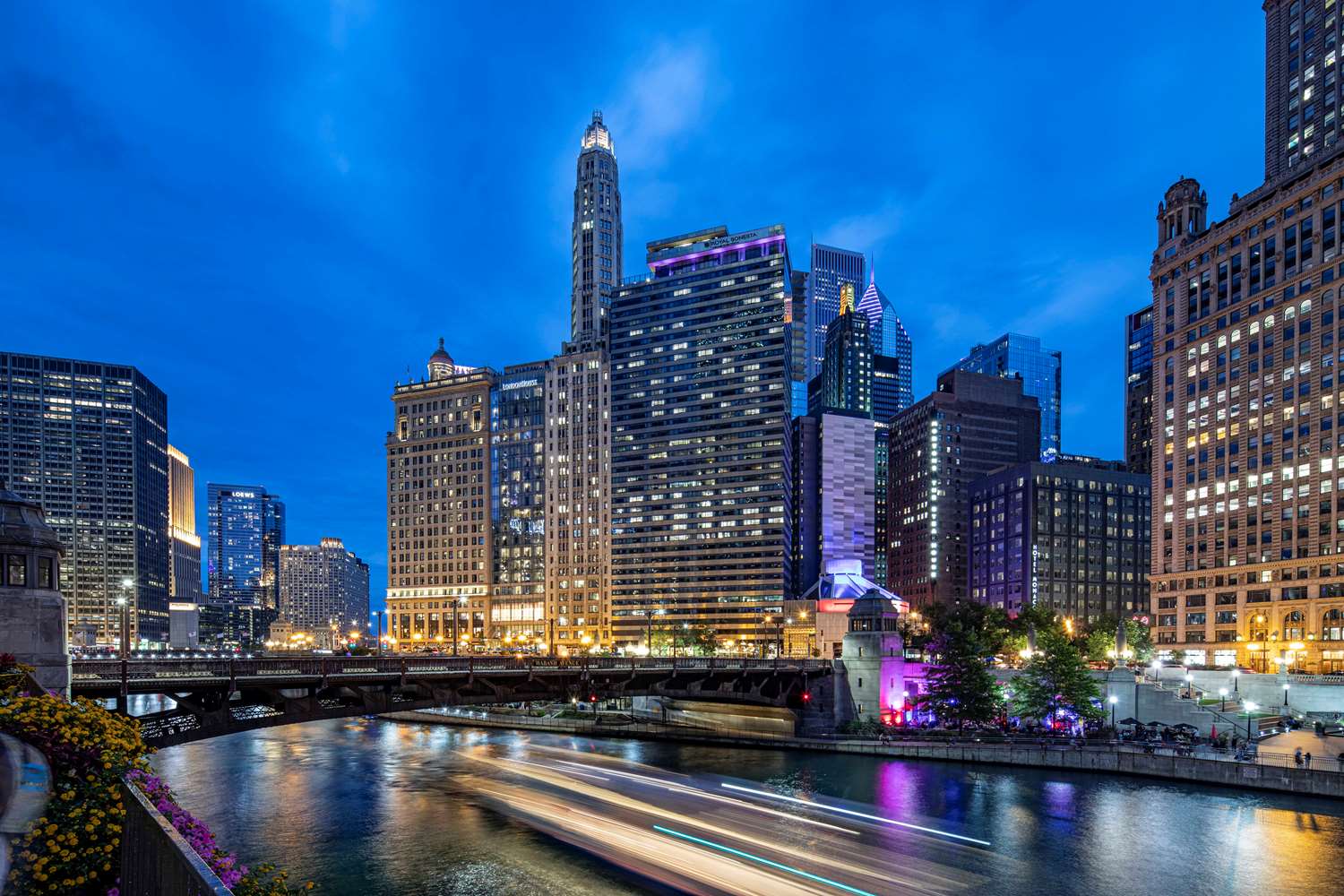 Royal Sonesta Chicago Downtown at Night